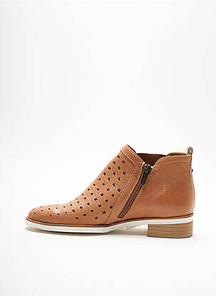 Bottines/boots talon bas talon plat jusqu'à 3cm marron STEPHANE GONTARD femme