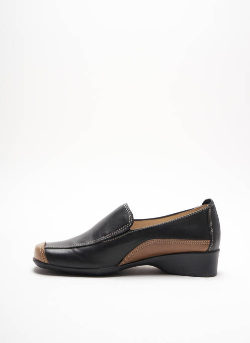 Mocassins noir AKANE femme