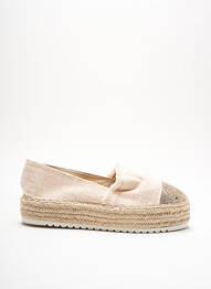 Espadrilles plateforme talon de 4 à 6cm beige SIXTH SENS femme