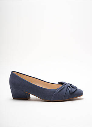 Ballerines carré talon plat jusqu'à 3cm bleu PETER KAISER femme