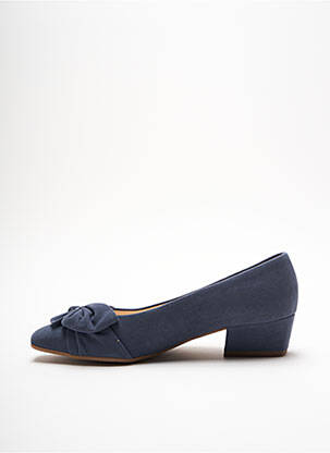 Ballerines carré talon plat jusqu'à 3cm bleu PETER KAISER femme