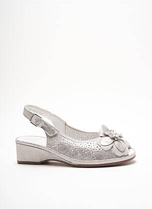 Sandales/nu pieds fermeture boucle(s) talon plat jusqu'à 3cm gris ARA femme