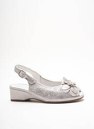 Sandales/nu pieds fermeture boucle(s) talon plat jusqu'à 3cm gris ARA femme