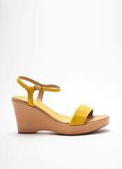 Sandales/Nu pieds jaune UNISA pour femme seconde vue