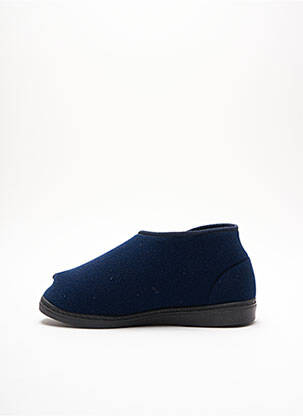 Chaussons/pantoufles tissage satiné bout rond bleu PODOWELL unisexe