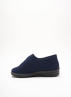Chaussons/pantoufles tissage satiné bout rond bleu PODOWELL unisexe