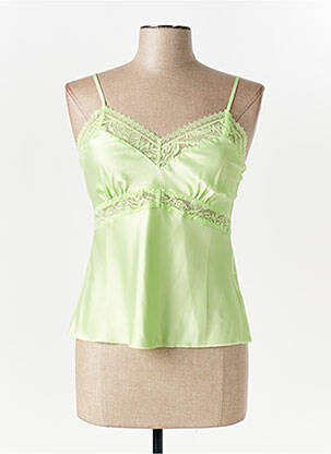Pyjama coupe cintrée vert LINGADORE femme