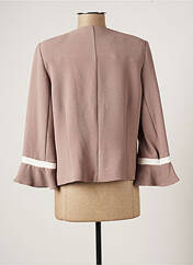 Veste chic marron CHRISTINE LAURE pour femme seconde vue