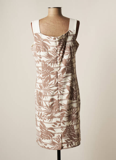 Robe mi-longue gris CHRISTINE LAURE pour femme