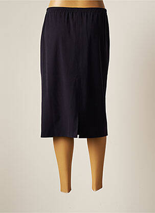 Jupe mi-longue stretch bleu IMPULSION femme