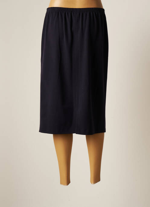 Jupe mi-longue bleu IMPULSION pour femme