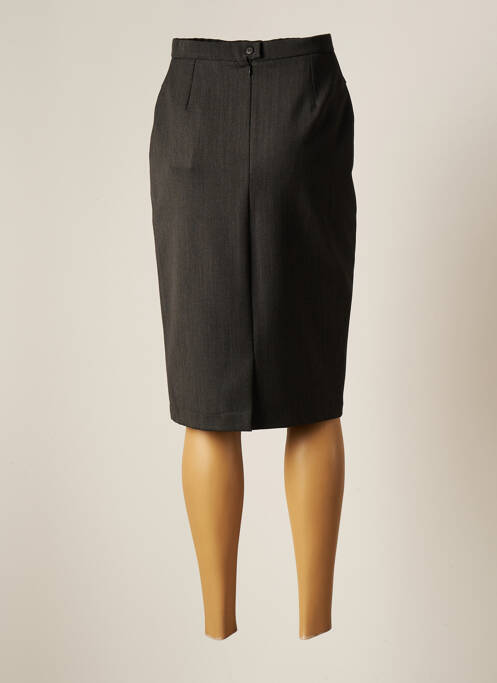 Jupe mi-longue gris IMPULSION pour femme