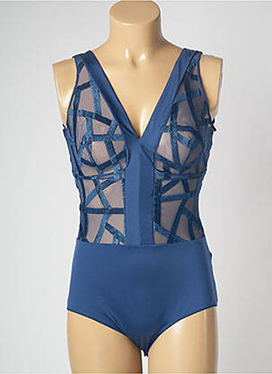 Body lingerie bleu LOUISA BRACQ pour femme