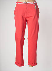 Pantalon chino rose C'EST BEAU LA VIE pour femme seconde vue