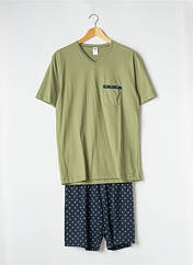 Pyjashort vert CALIDA pour homme seconde vue