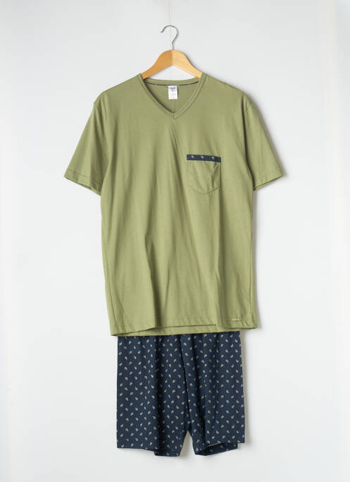 Pyjashort vert CALIDA pour homme