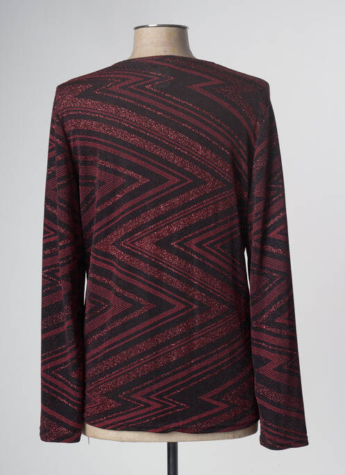 Top rouge UN TEMPS POUR ELLE pour femme