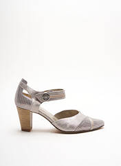 Sandales/Nu pieds gris GEO-REINO pour femme seconde vue