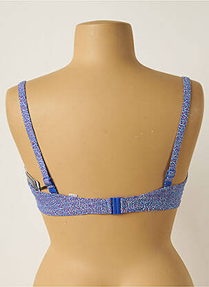 Haut de maillot de bain stretch haut soutien-gorge balconnet bleu PRIMADONNA femme