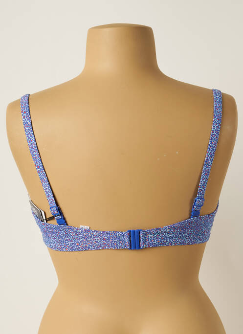 Haut de maillot de bain stretch haut soutien-gorge balconnet bleu PRIMADONNA femme
