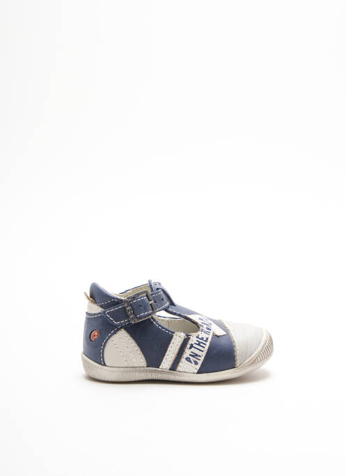 Sandales/nu pieds empiècements bout rond bleu GBB garcon