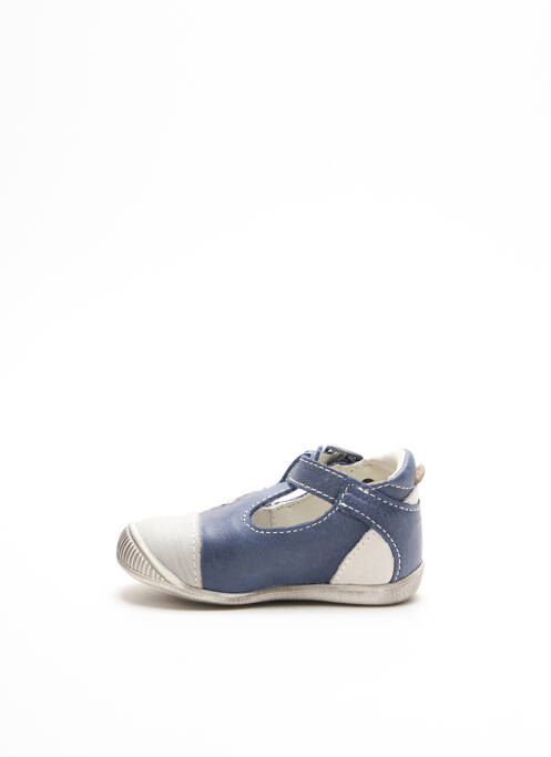 Sandales/nu pieds empiècements bout rond bleu GBB garcon