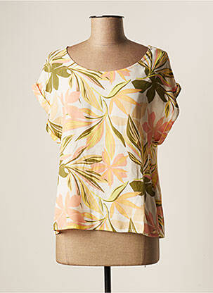 T-shirt col rond manches courtes orange ROXY femme
