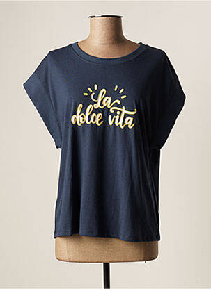 T-shirt bleu #144894 pour femme