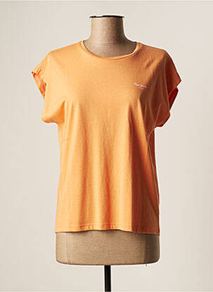 T-shirt orange PEPE JEANS pour femme