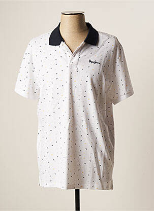 Polo blanc PEPE JEANS pour homme