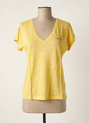 T-shirt jaune FABIENNE CHAPOT pour femme seconde vue