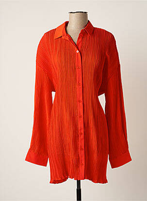 Robe courte manches longues manches longues rouge SAMSOE & SAMSOE femme
