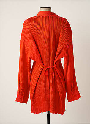 Robe courte manches longues manches longues rouge SAMSOE & SAMSOE femme
