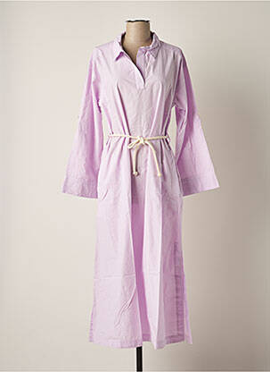Robe longue violet CHLOÉ STORA pour femme