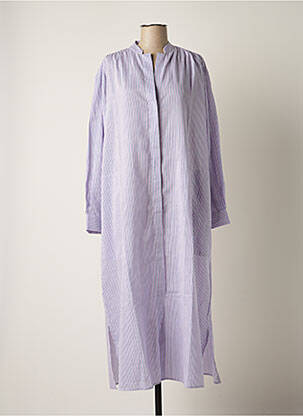 Robe longue violet CHLOÉ STORA pour femme