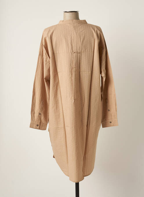 Robe mi-longue beige GAI+LISVA pour femme