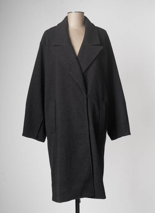Manteau long noir SUMMUM pour femme