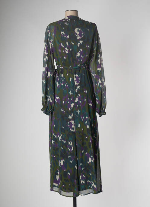 Robe longue vert JANE WOOD pour femme
