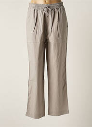 Pantalon droit taille élastique taille normale gris GAI+LISVA femme