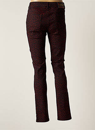 Pantalon slim stretch taille normale rouge LAUREN VIDAL femme