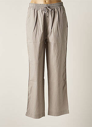 Pantalon droit gris GAI+LISVA pour femme