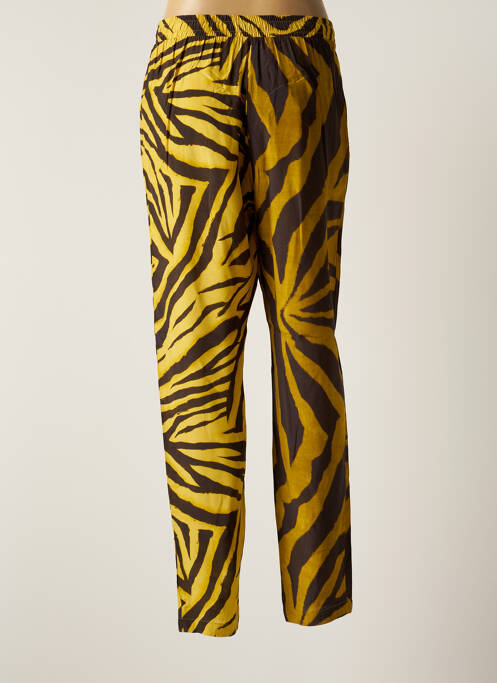 Pantalon slim jaune LAUREN VIDAL pour femme