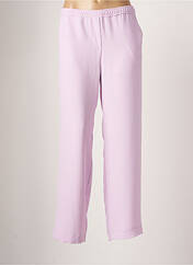 Pantalon droit violet TOUPY pour femme seconde vue