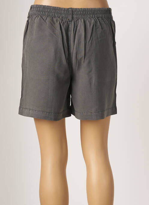 Short fermeture zippée sous rabat boutonné taille normale gris MKT STUDIO femme