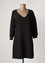 Robe courte manches 3/4 manches 3/4 noir FRACOMINA femme