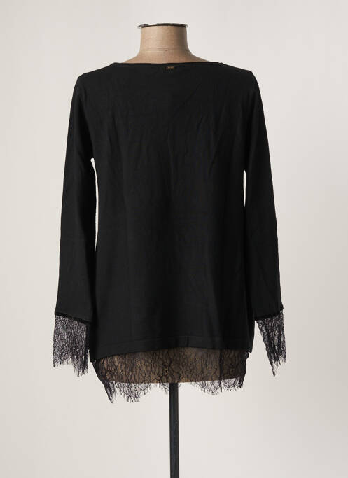 Pull tunique noir FRACOMINA pour femme