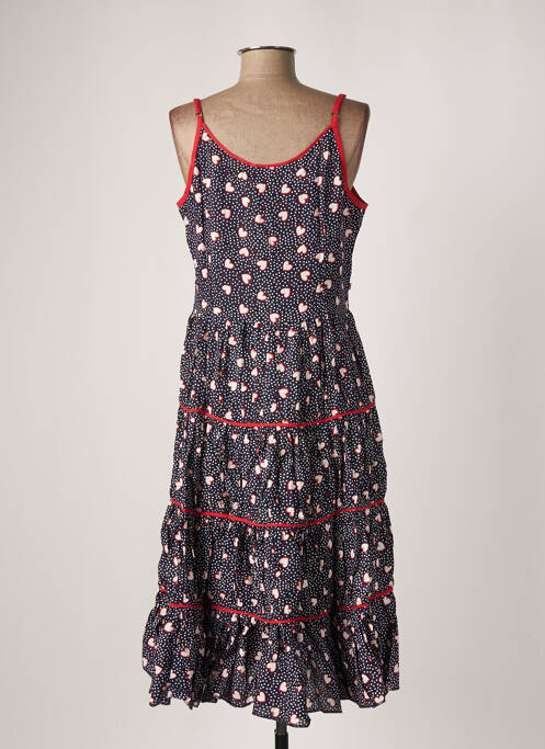 Robe mi-longue bleu BLA-BLA pour femme