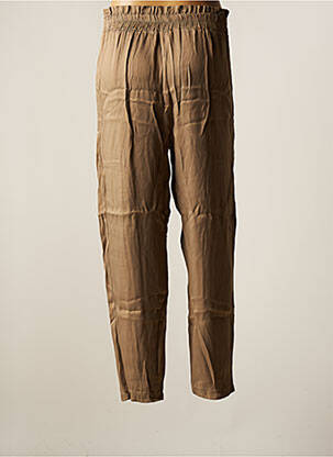 Pantalon droit taille élastique taille normale marron PAKO LITTO femme