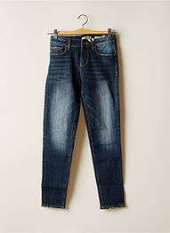 Jeans coupe slim slim taille basse bleu FRACOMINA femme