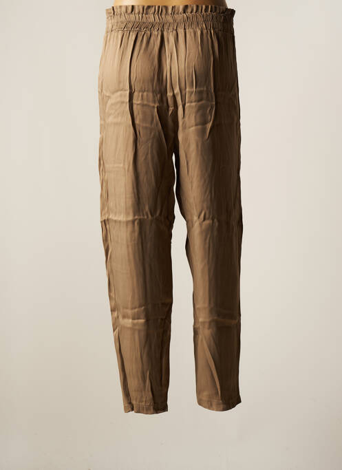 Pantalon droit taille élastique taille normale marron PAKO LITTO femme